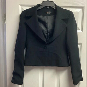Michel Women’s One Button Lined Blazer Size Small